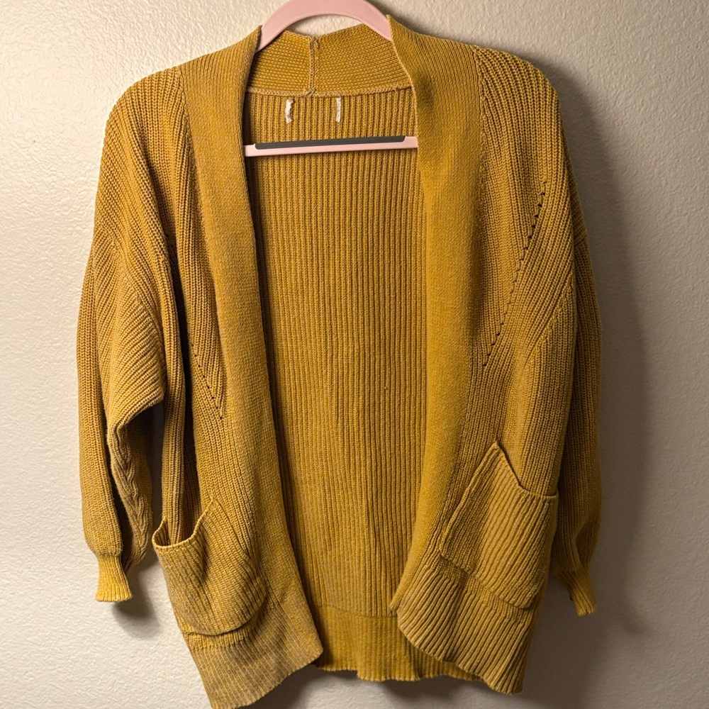 Target Mustard Yellow Women's Cardigan Sweater
